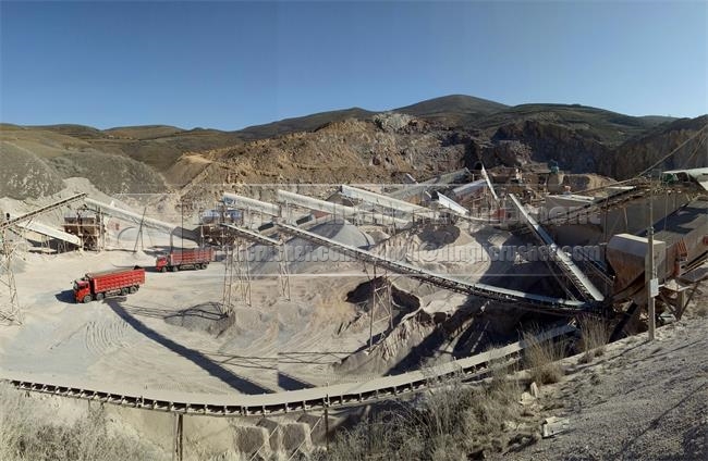 crushed sand production line in China
