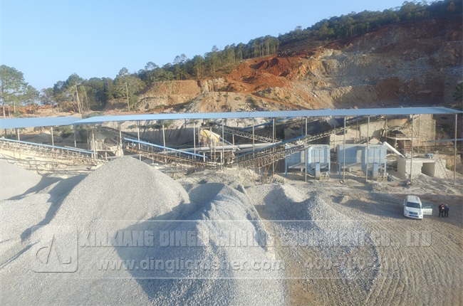 sand and gravel plant layout