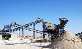 Sand making plant